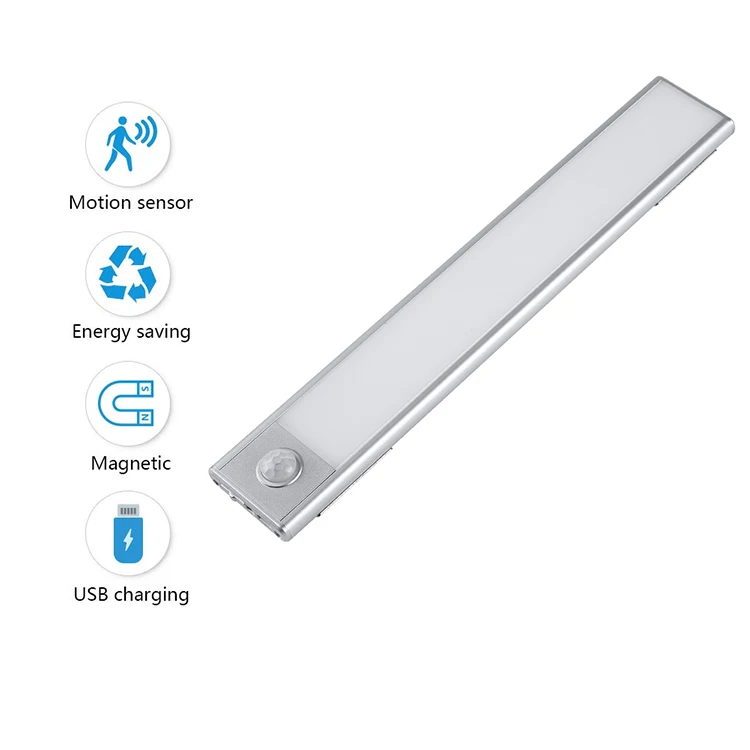 
Super Bright Rechargeable Wireless Motion Sensor Closet Light 39 LED Under Cabinet Light 