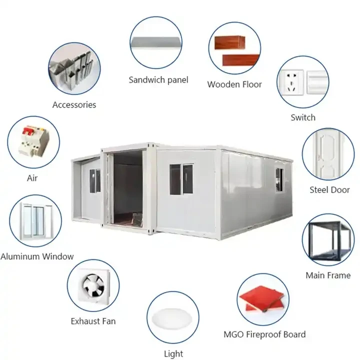 On Sale Foldable And Expandable Container House Luxury Waterproof Expandable Container House With Ensuite