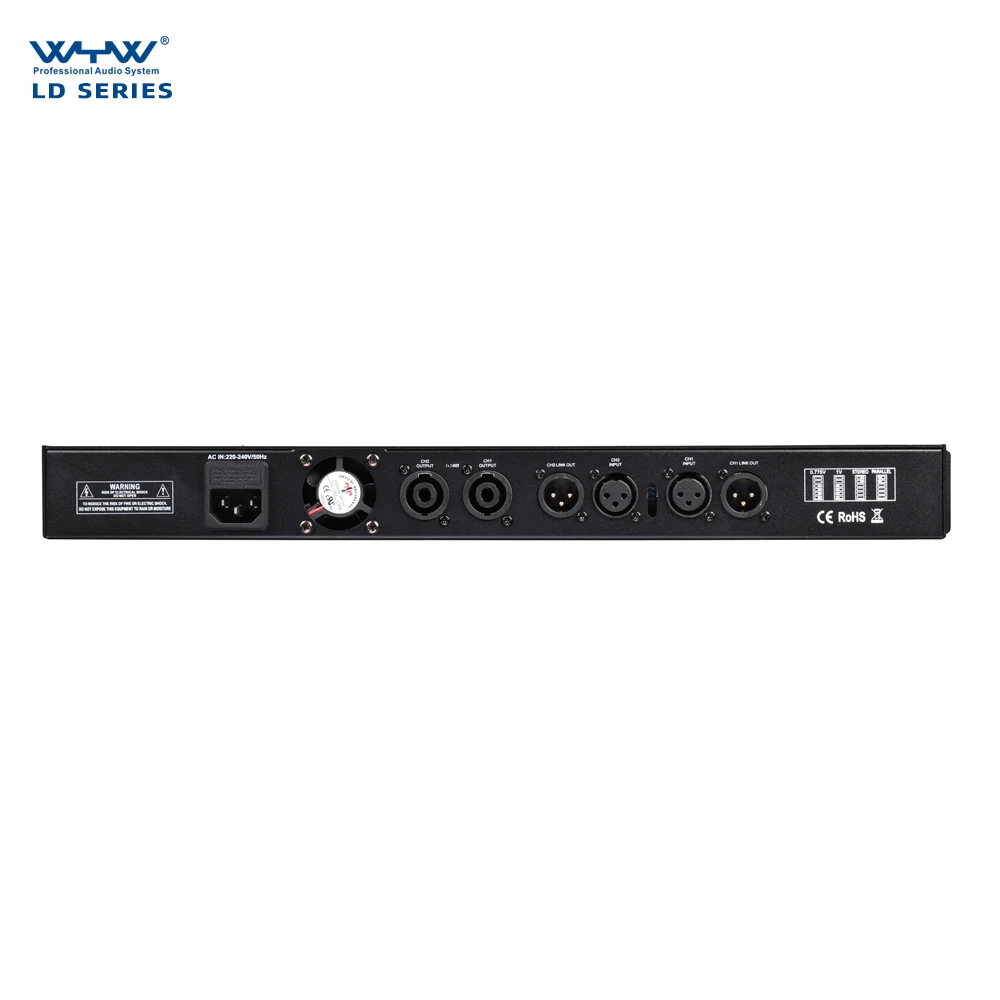 1U Power Amplifier 350 Watts Professional Digital Audio Power Amplifier