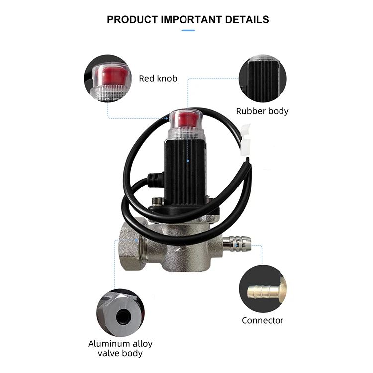 Electrovalve Solenoid Valve Alarm Valve for Smart Fire Alarm Security System