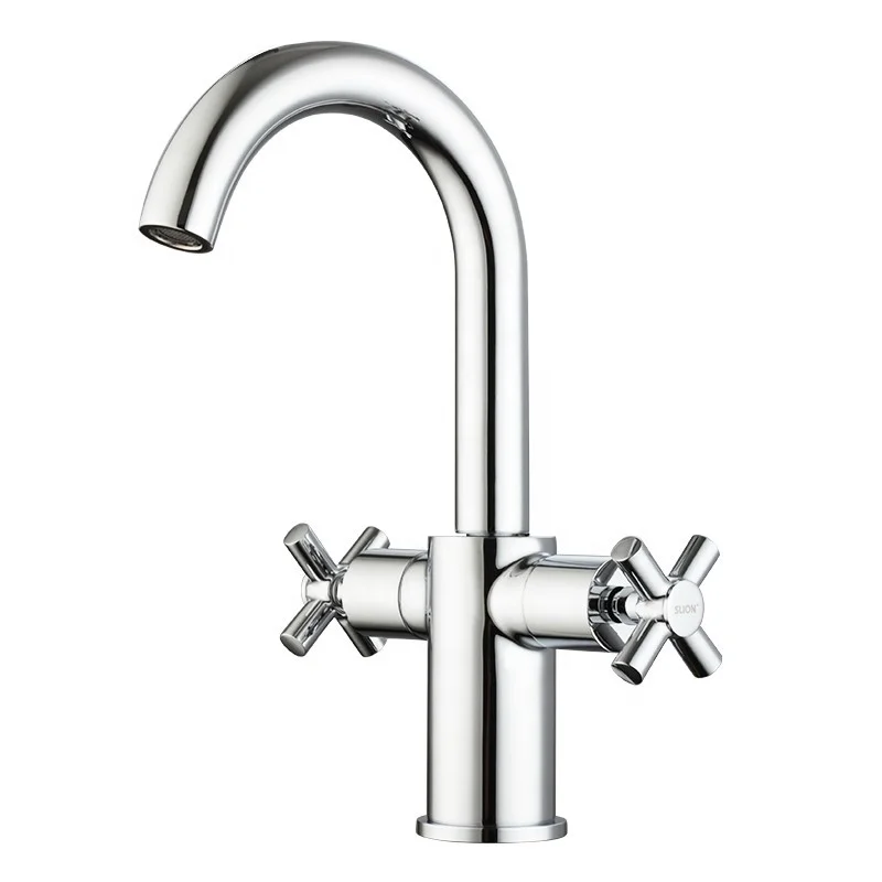 Factory direction marketing modern brass taps finished Chrome gold any color basin mixer taps