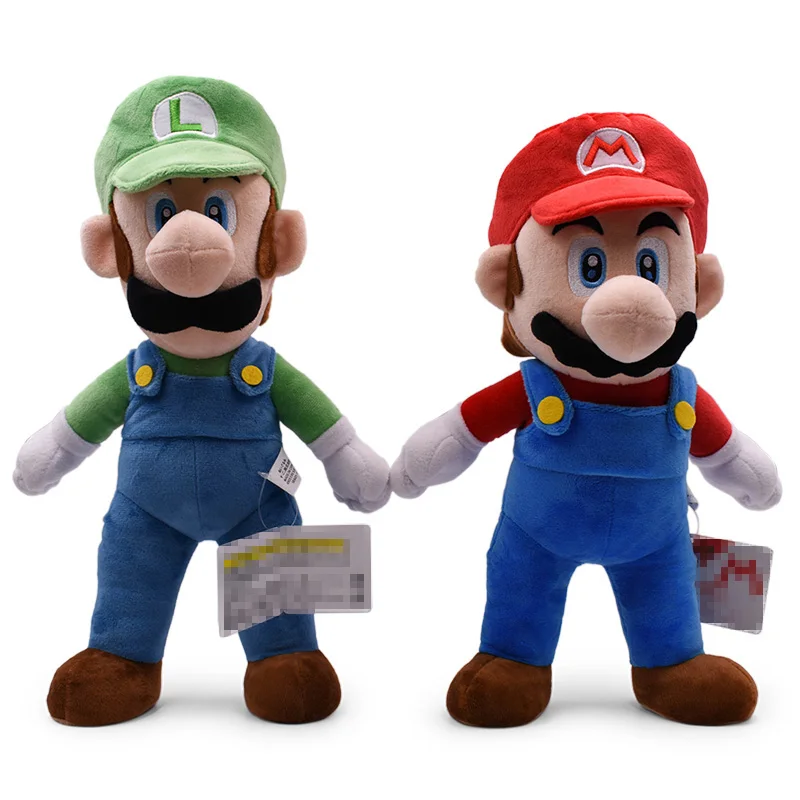 free shipping Bowser Koopa Game Allstar Collection Soft Doll for kids toy  Anime Luigi Plush Standing Stuffed Toy  HH