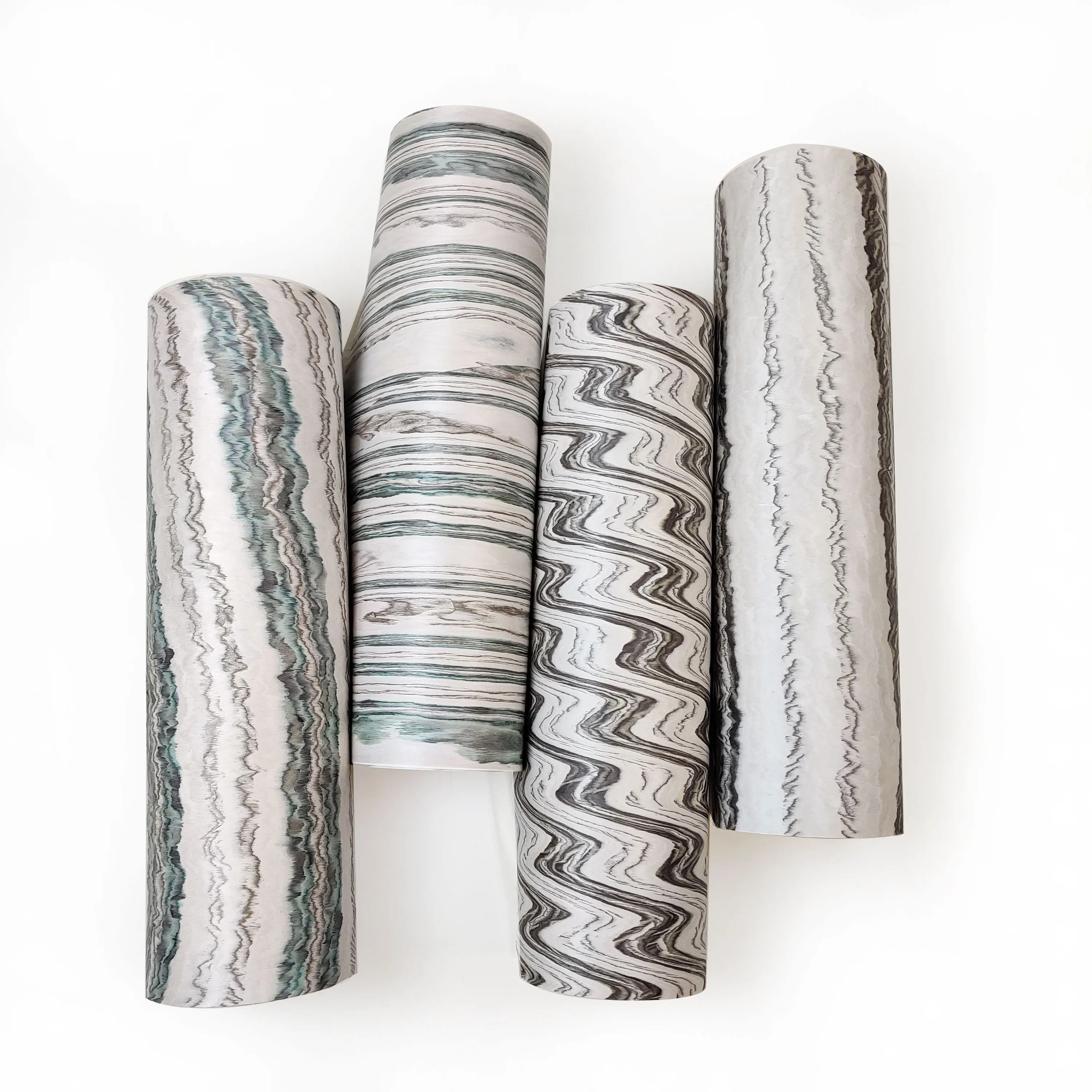 Vunir Special Marble Engineered Wood Veneers Size 2500x640mm Boat Decking Guitar New Environment Recycled Unique Wood Veneer