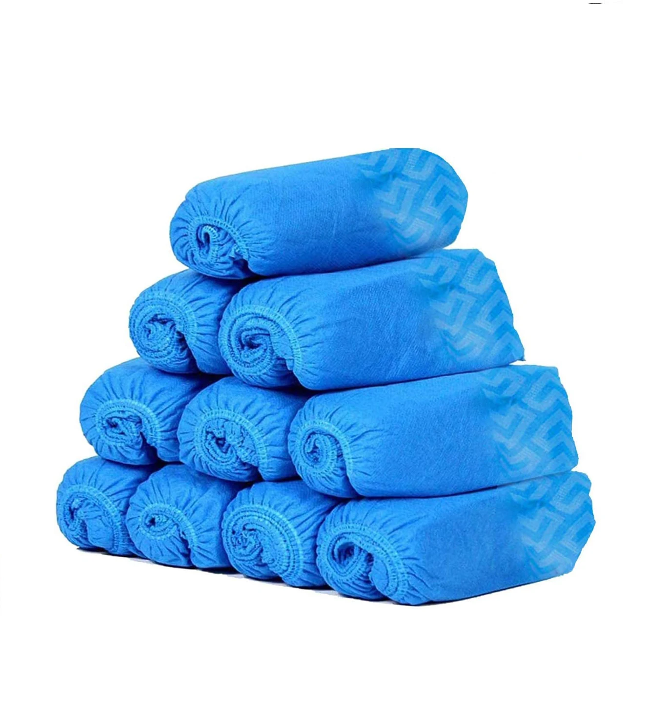 
Anti Static Non-woven Shoe Cover Clean Room Disposable PP / CPE Shoe Cover 