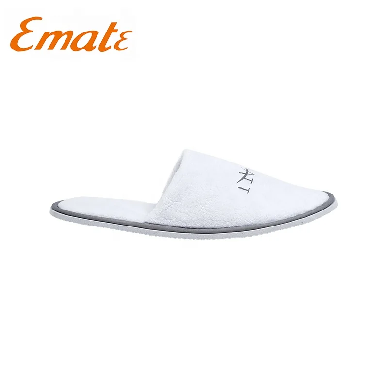 Luxury coral fleece disposable slippers for hotel