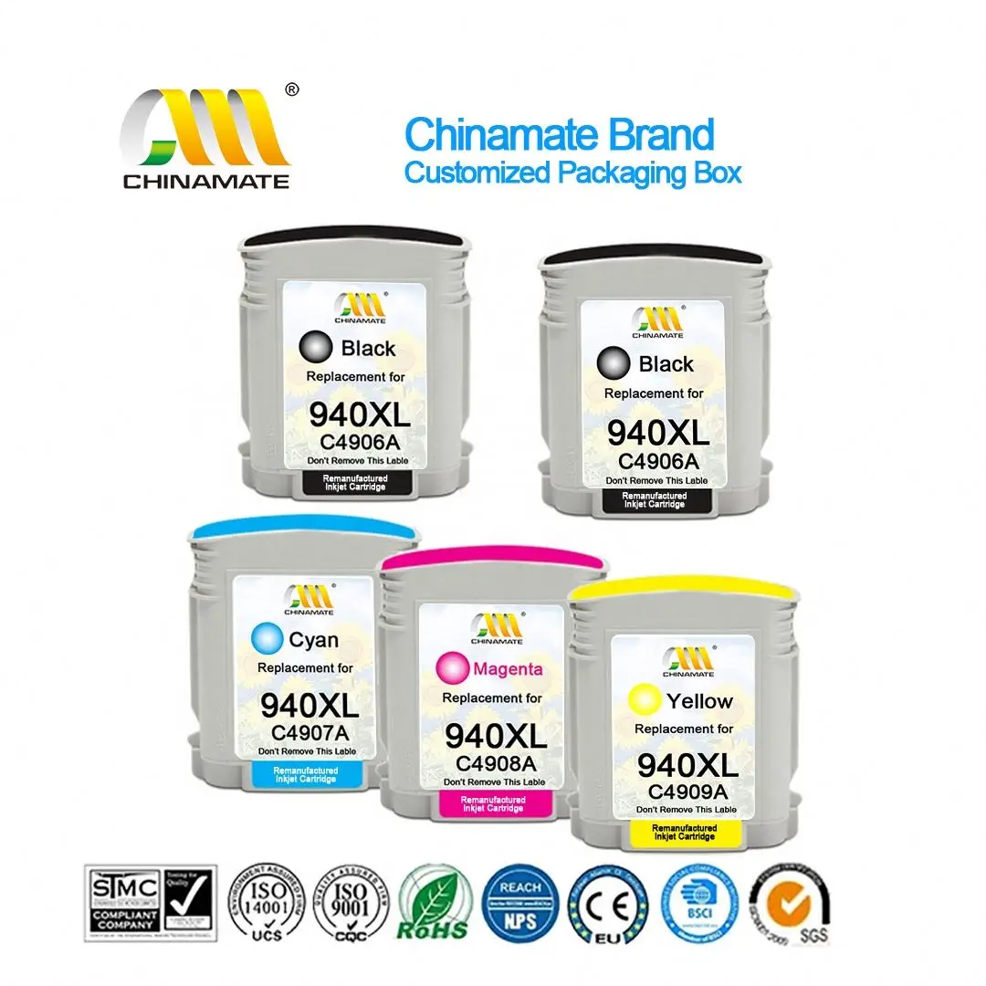Chinamate 940XL Ink Cartridges for hp officejet pro 8500a ink Cartridge 940XL 940 for HP 940XL Remanufactured Ink Cartridges