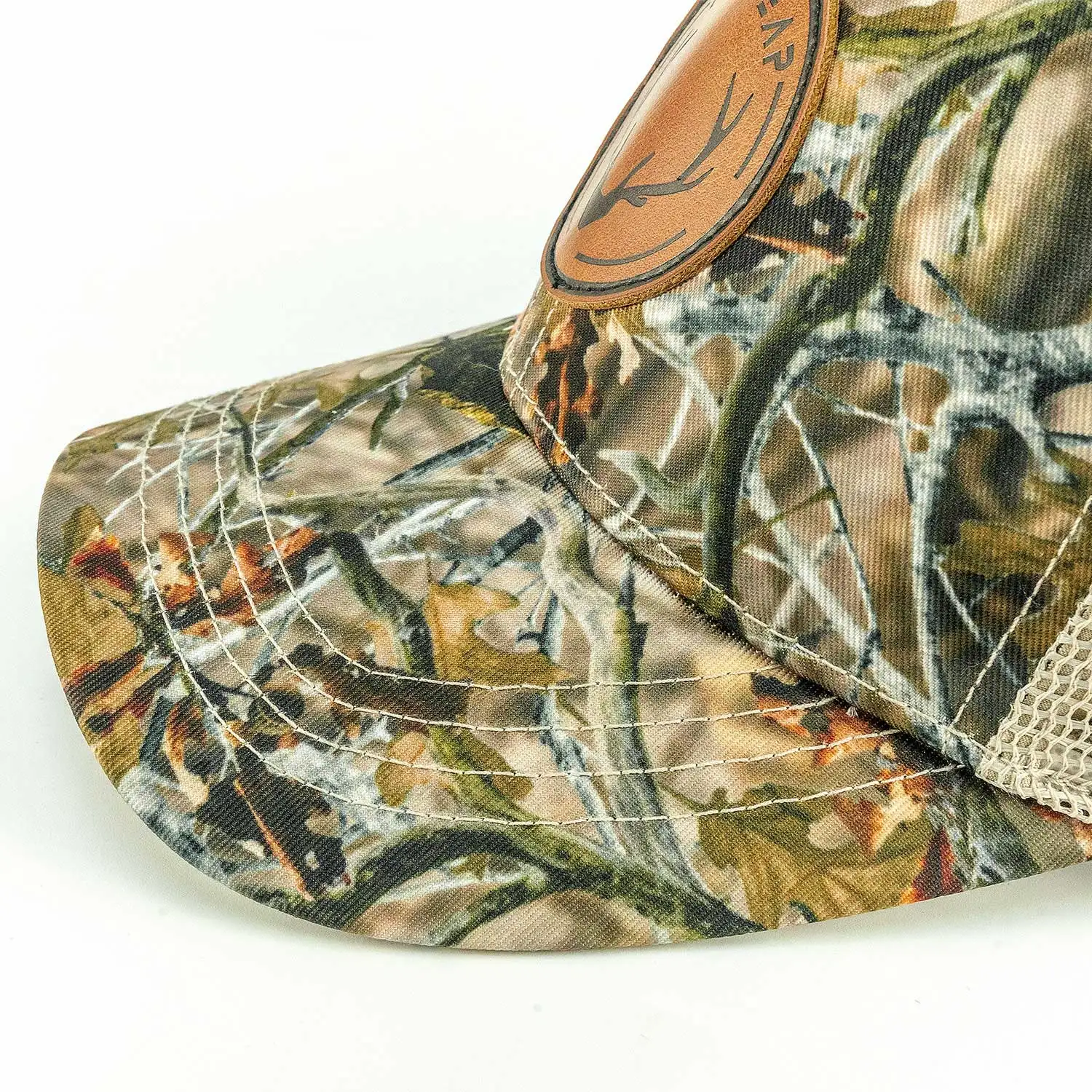 Top Selling Camo Baseball Hats 6 Panels Sunshade Absorb Sweat Hunting Caps Trucker Hats With Back Mesh