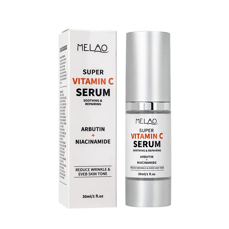 Daily Skin Care Vitamin C Serum For Face Hyaluronic Acid Face Care Brightening Whitening Private Label Vitamin C Serum
