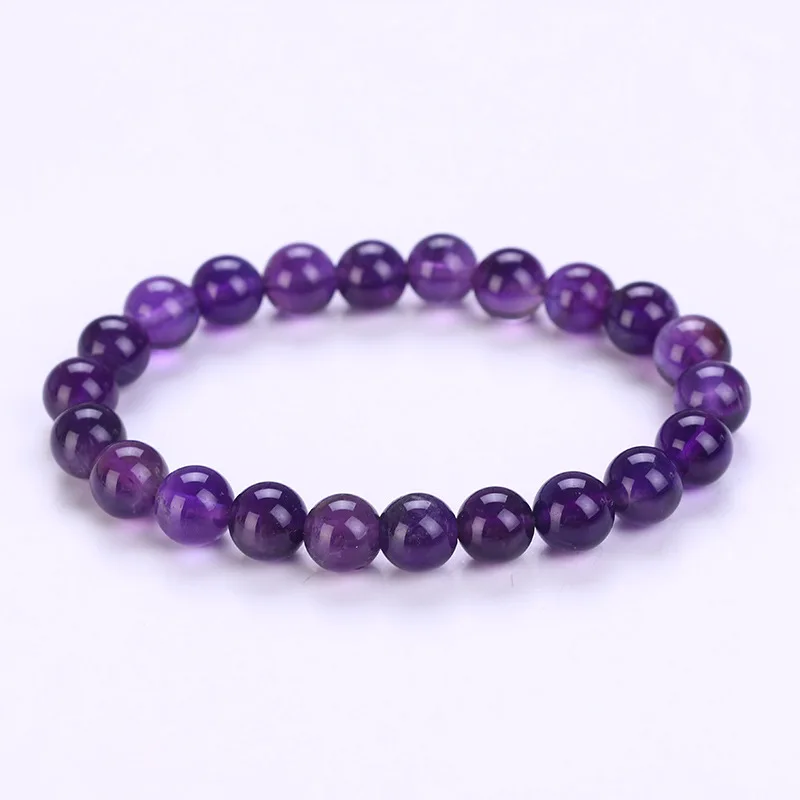 8mm Various natural stone chakra bracelets volcanic stone agate tiger eye stone amazonite elastic beaded bracelet jewelry