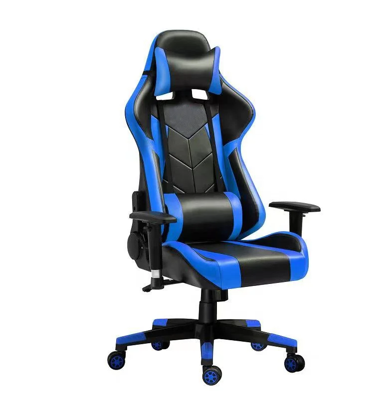 Black Blue Car Gaming Chair Foot Rest Cheap Price Massage Recliner PC Game Chair Leather Lift Sleeping Automatic Office Chair