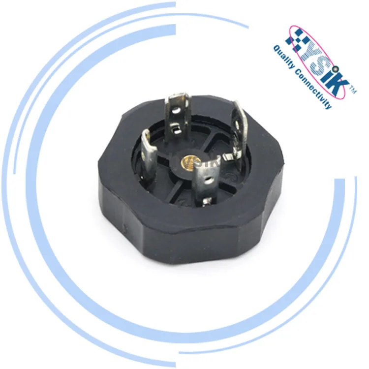 Central Screw Valve Plug Female Assembly Type A solenoid connector