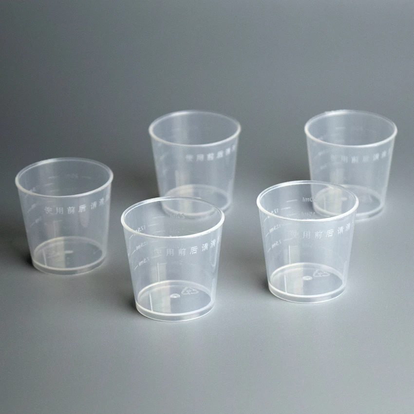 powder measuring measuring tool Plastic measuring cup 20ml for medicine