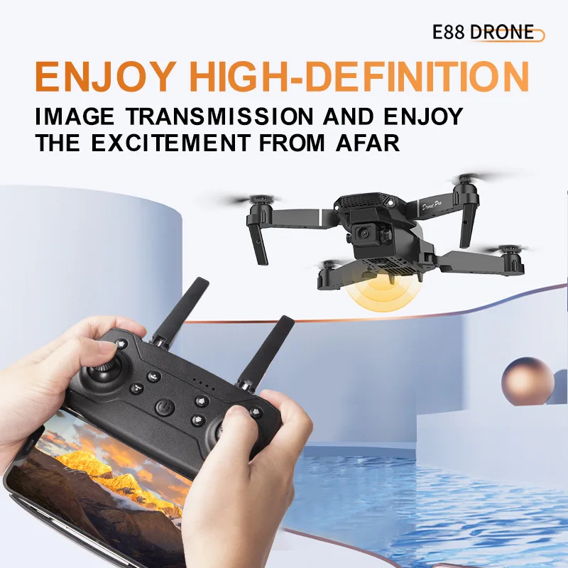 E99 Drone 4K Dual Camera 1080P WIFI kid toy drone gitf K3 drones