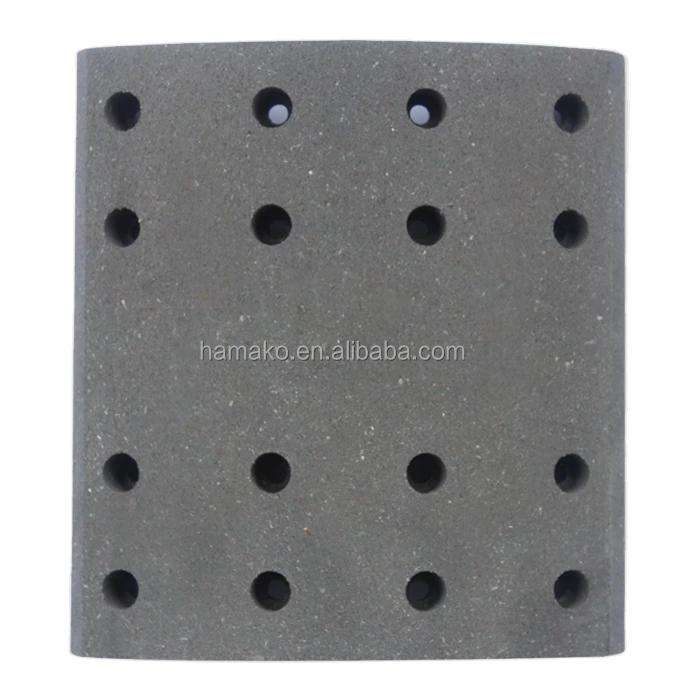 Hamako Ceramic Asbestos Free Supreme Quality 19890 19891 ATI Back Rear DAF Heavy Duty Truck Trailer Bus Brake Lining
