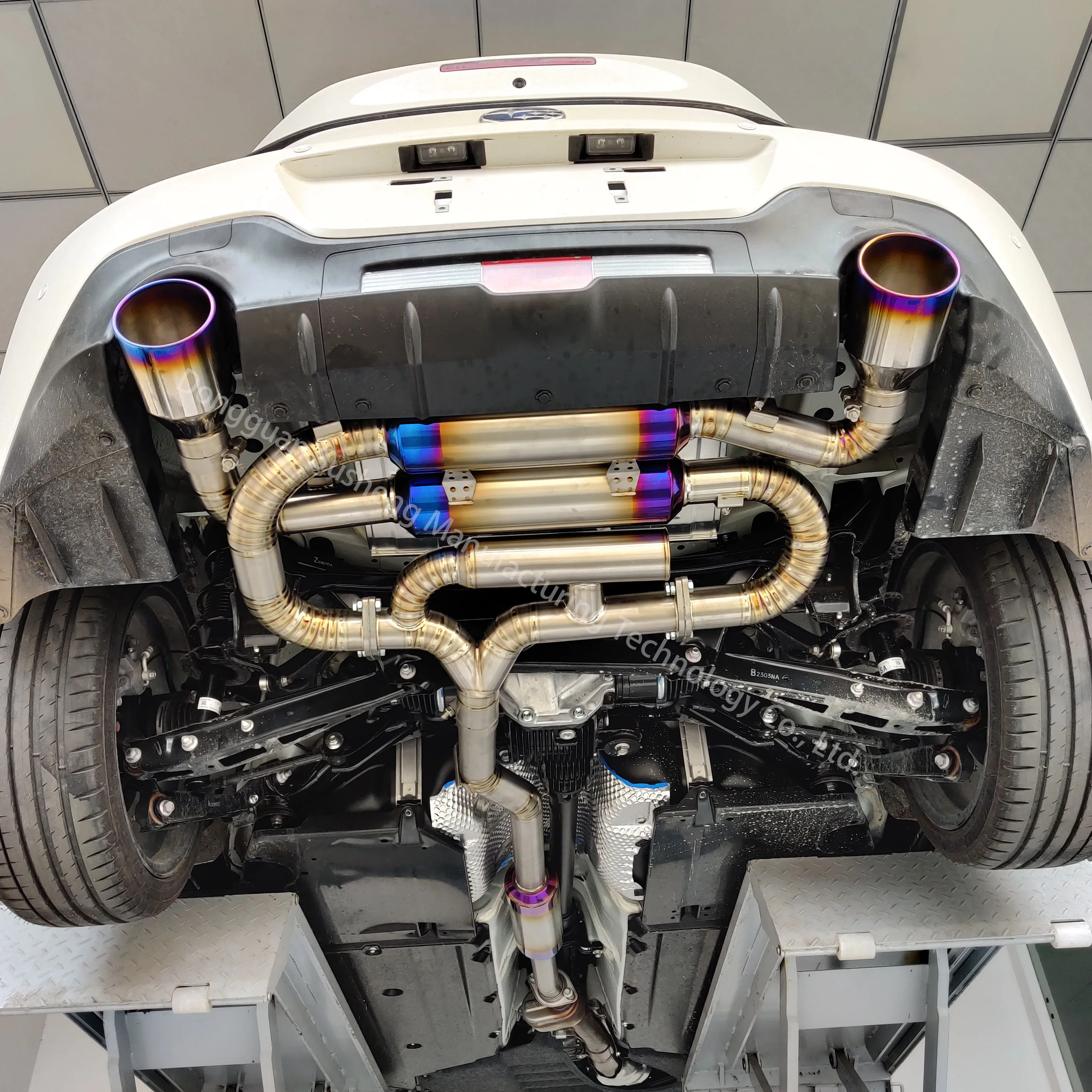 titanium Car exhaust system turbo exhaust pipe for Subaru BRZ ZD8 2022  exterior accessories