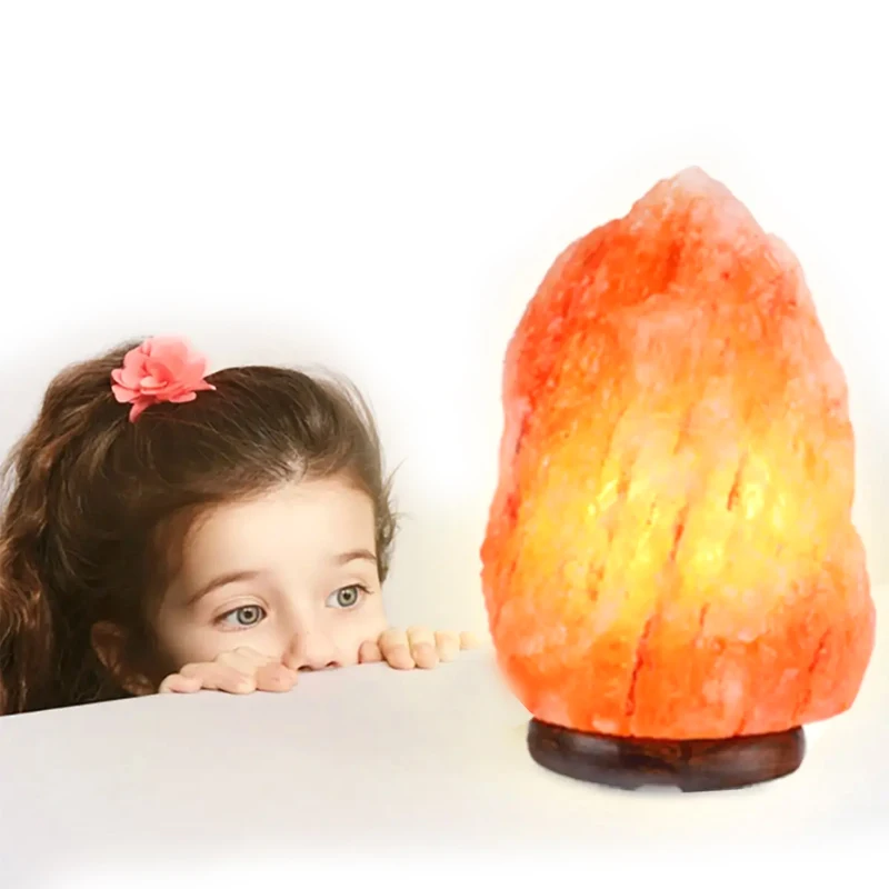 Arts and Crafts Salt Lamp Natural Feng Shui New Trend Wall Himalayan Pink Rock Salt Lamp Carved Shape Uk Organic Material Chico