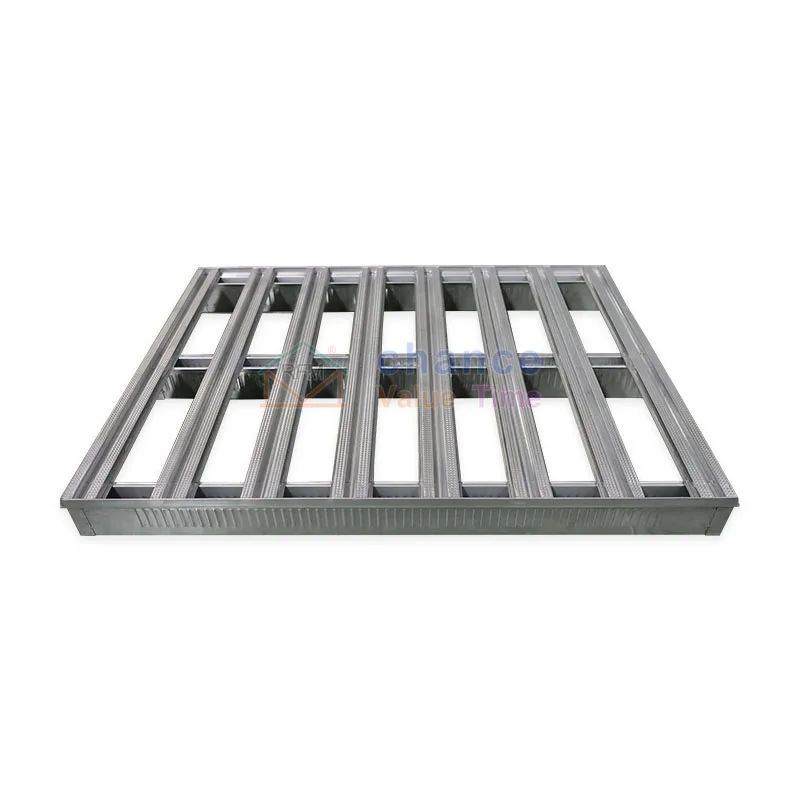Manufacturer Produces Two-way 1100x1100 Disposable Light Steel Pallets For The Seafood Industry