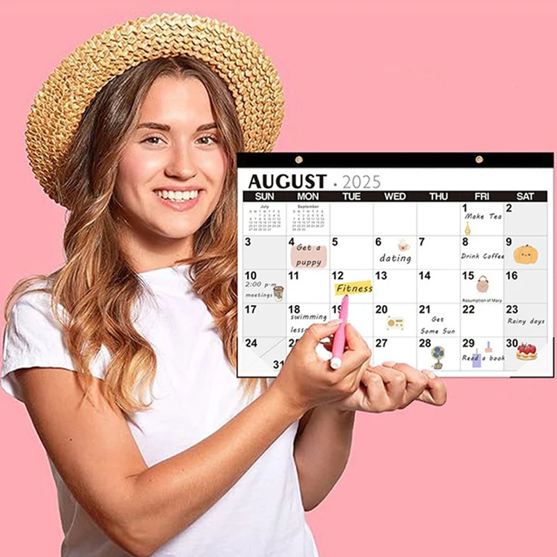 Custom Wall Planning Calendar 12 Sheets Offset Paper Wall Calendar Custom Small Amount