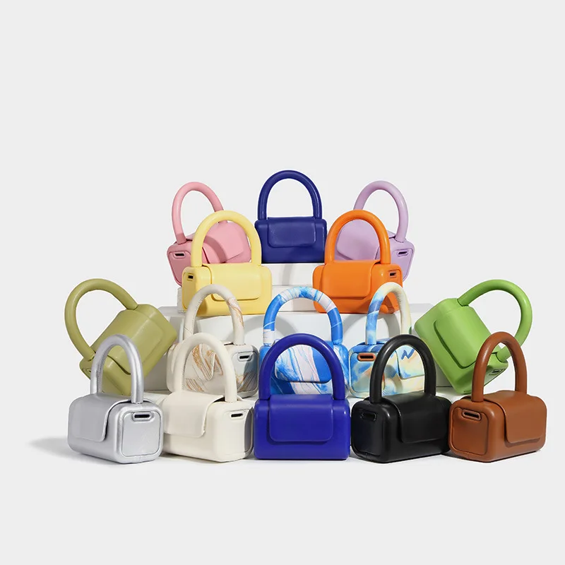 2022 New Spring Pu Leather Pillow Jelly purse Women Crossbody Messenger Bags Painting Hand Bags For Ladies