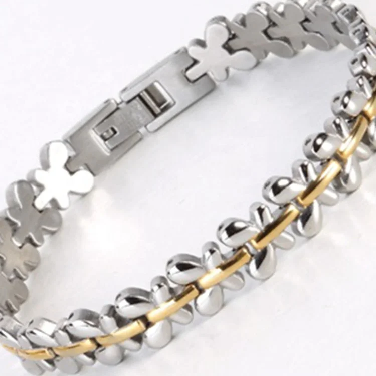 New Design Healthy Magnetic Bracelet for Women Power Therapy Magnets Magnetite Bracelets Bangles Men Health Care Jewelry