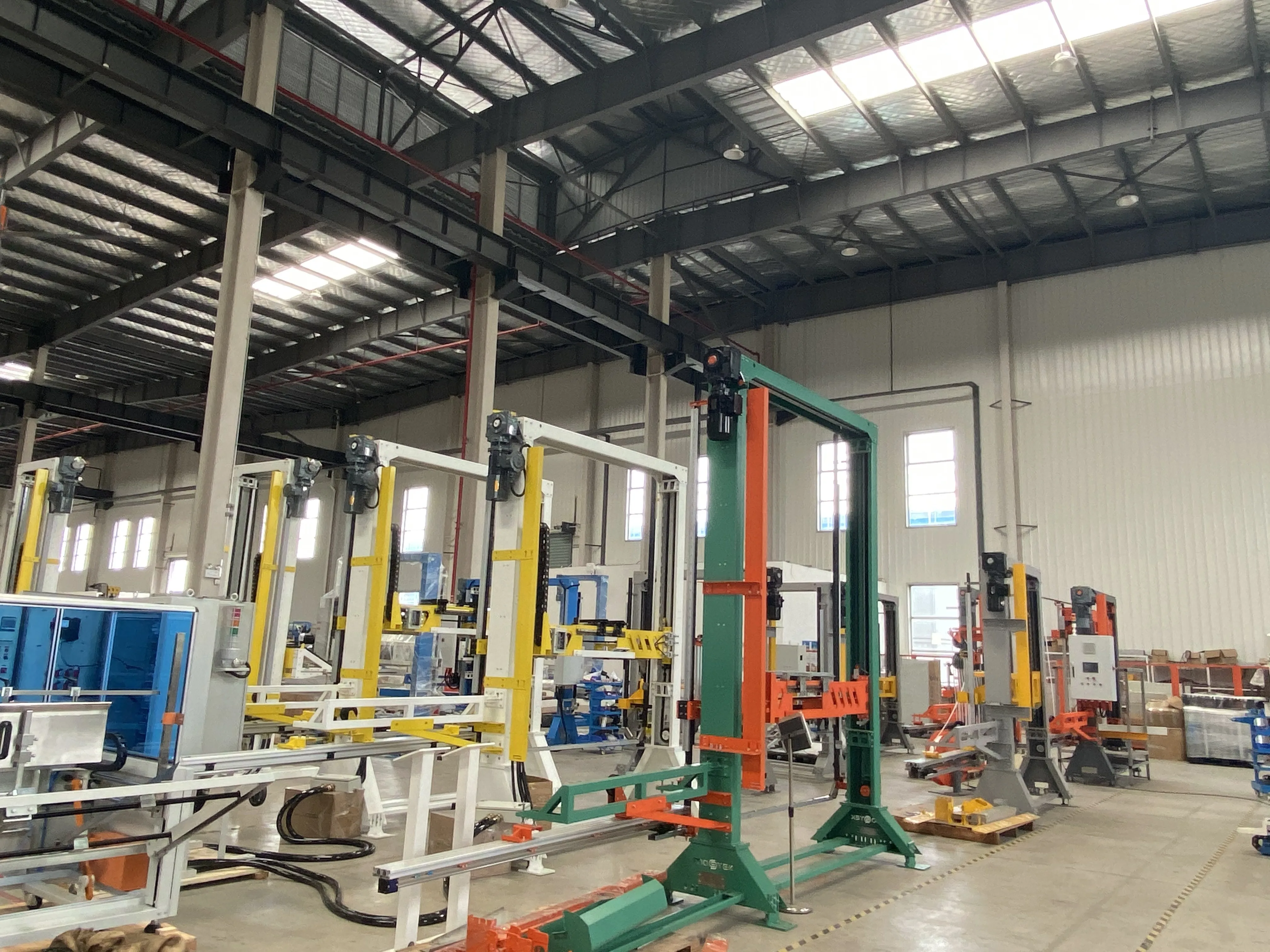 Automatic Stretch Film Wrapping machine Fully Automatic Pallet Strapping Machine