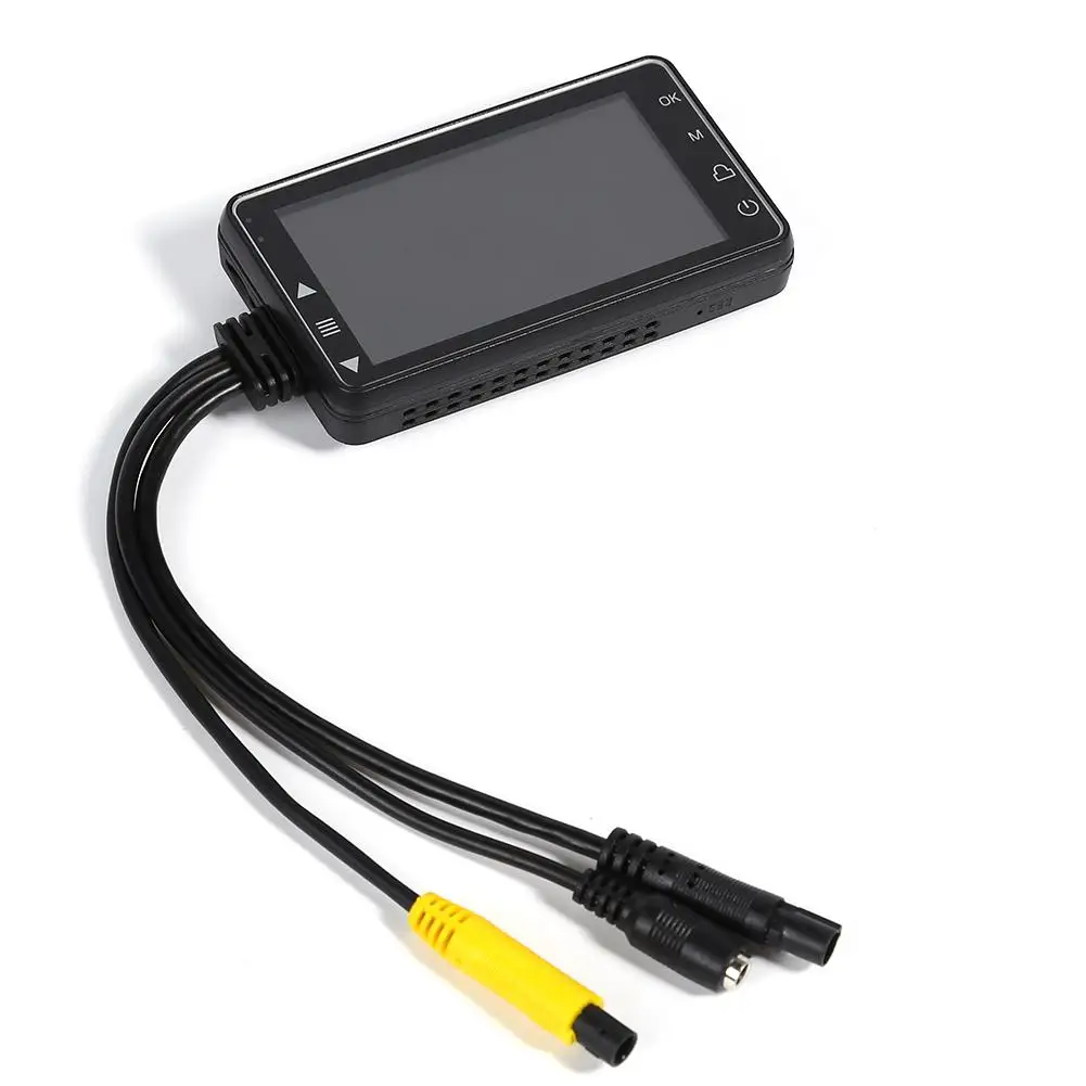  Vanci HE300 HD 720P Two Lens Waterproof 3.0' Video Recorder Motorcycle Dash