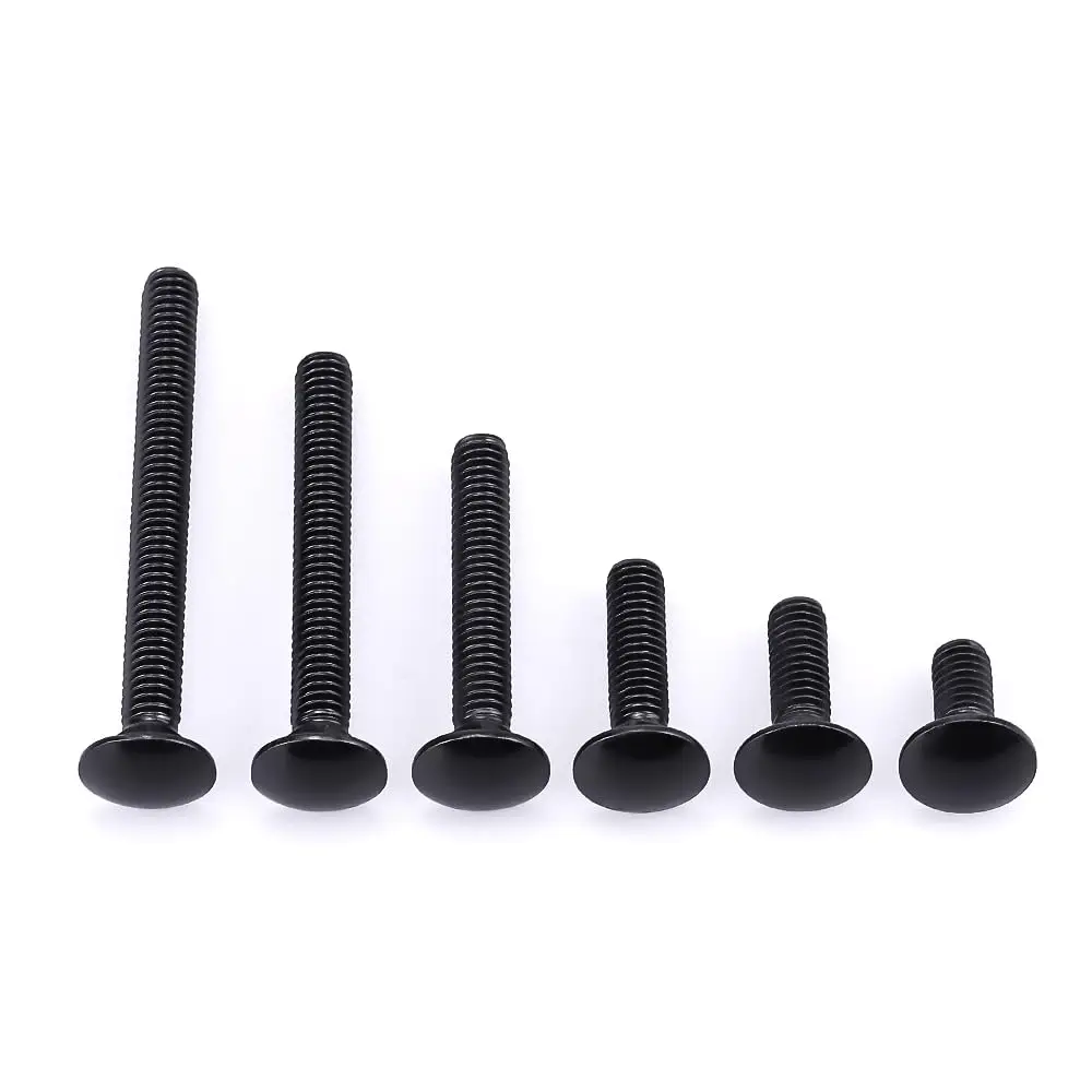 Carbon Steel Hot Dig Galvanized HDG Dacromet Geomet Mushroom head Square Neck Carriage Bolt With Nut And Spring Washer DIN603