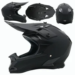 SLKE MX ATV Adults Bike Helmet Off-road Mountain Bicycle Motorcycle Helmet Mtb Unisex Full Face Helmet