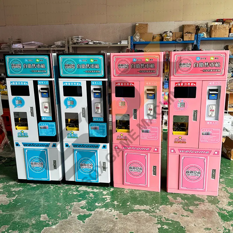 Amusement Coin Changer Vending Machine High Security Currency Coin Token Changer Machine