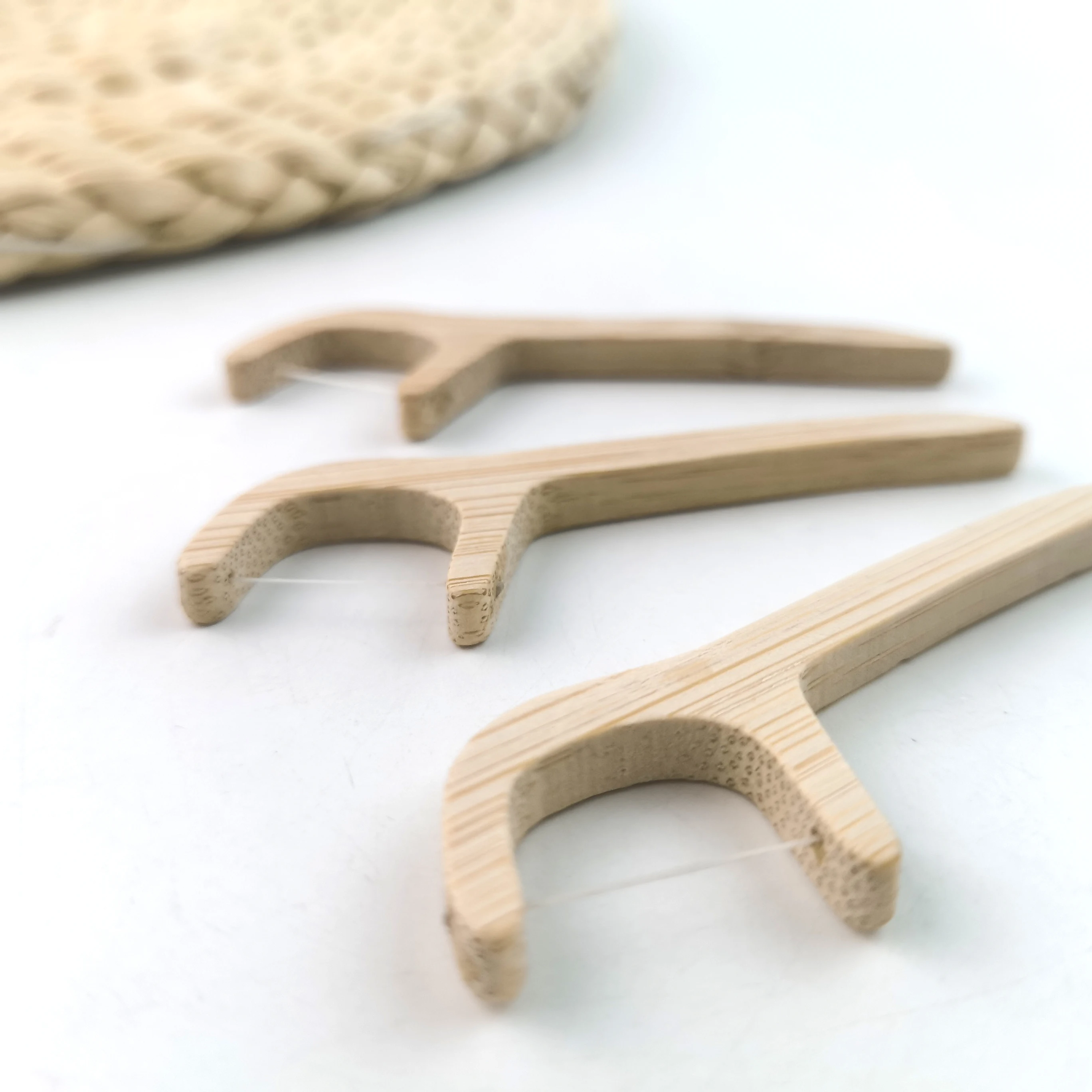 Zero Waste Vegan Organic Bamboo Dental Floss Picks Tooth Flosser for Adults & Kids Toothpick Stick Soft on Gum & Teeth