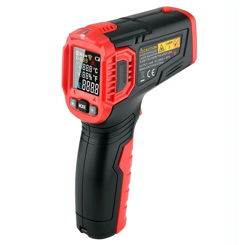 Custom Habotest HT650C Infrared Thermometer Ambient Humidity Temperature gun for industry CE & RoHS