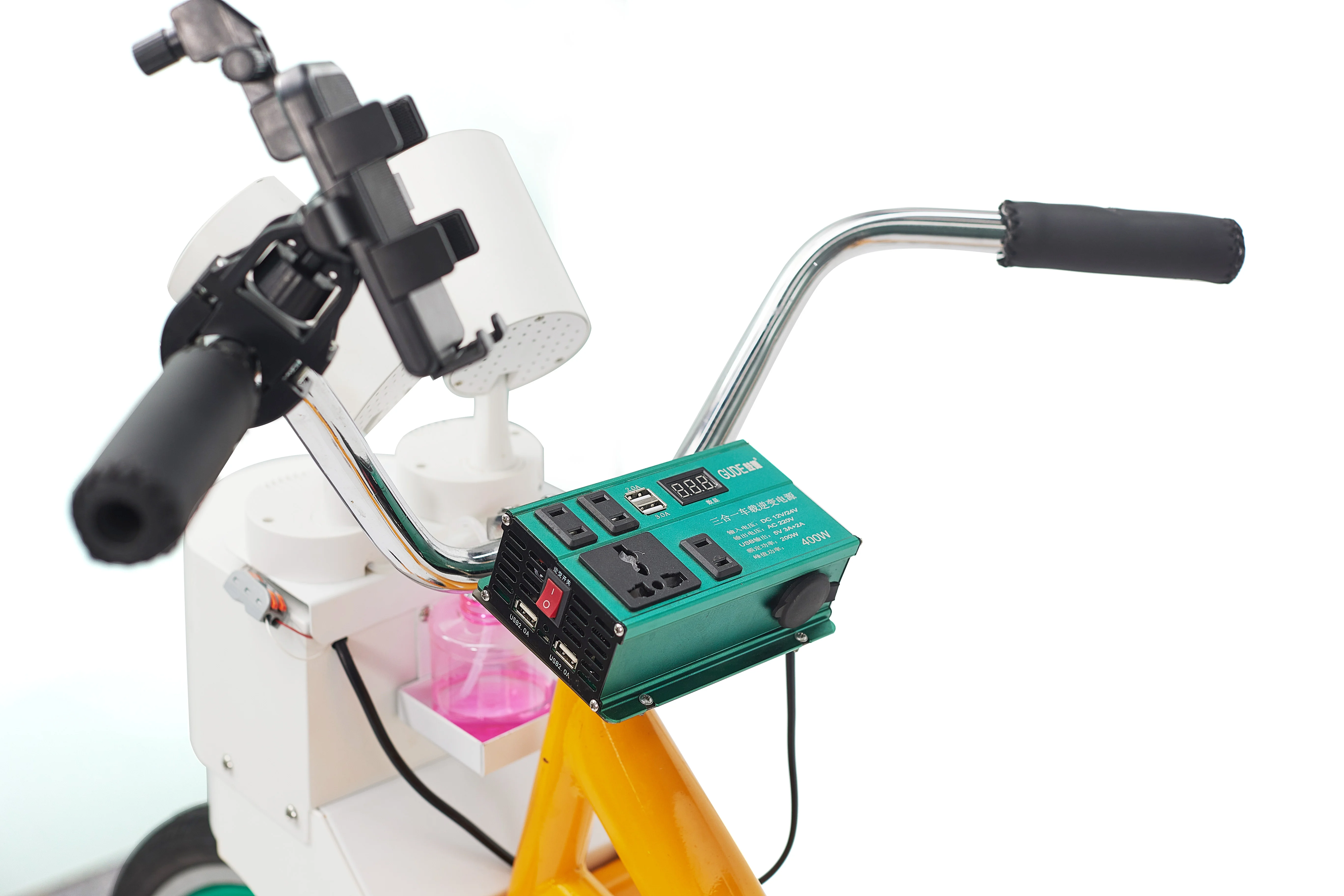 EXI adult chopper bike pedal  electric Youth Bubble Machine Adult Orange Stationary Bicycle