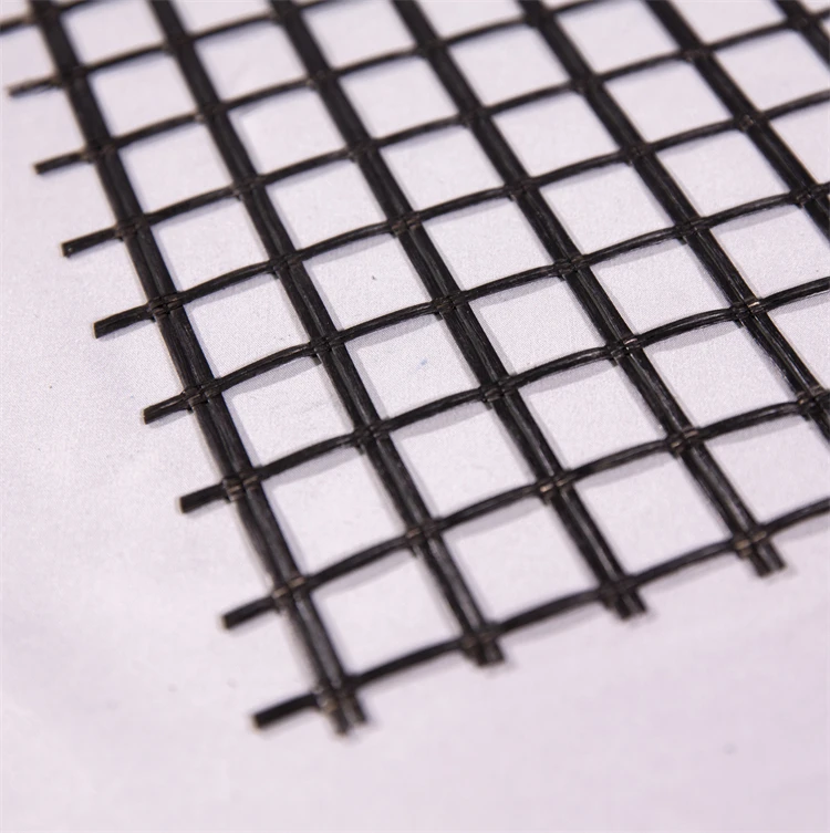 Factory Price High Tensile Strength asphalt reinforcement fiberglass geogrid price For Construction