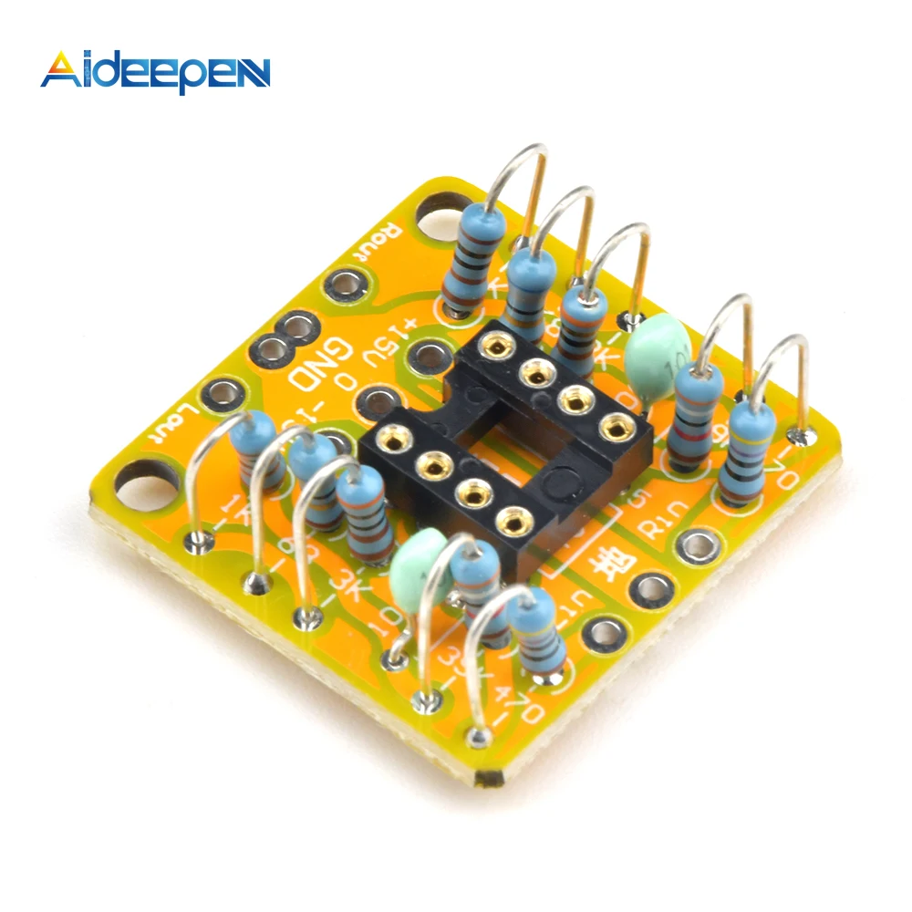 Плата предварительного усилителя aiпаук с двойным усилителем для NE5532 OPA2134 OPA2604