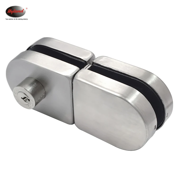 HYLAND OEM GL125 Stainless steel Glass door lock, frameless glass lock for double door