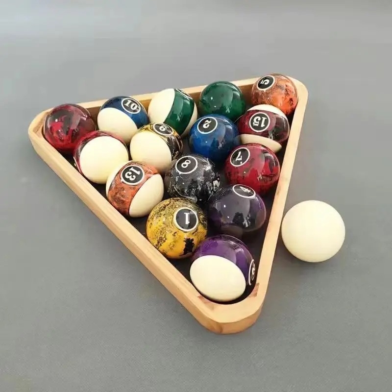 Factory Direct Sale 2-1/4 16cs American Style snooker  Pool Table Ball Set 48mm Resin Balls for Sports Use Billiard Table Balls