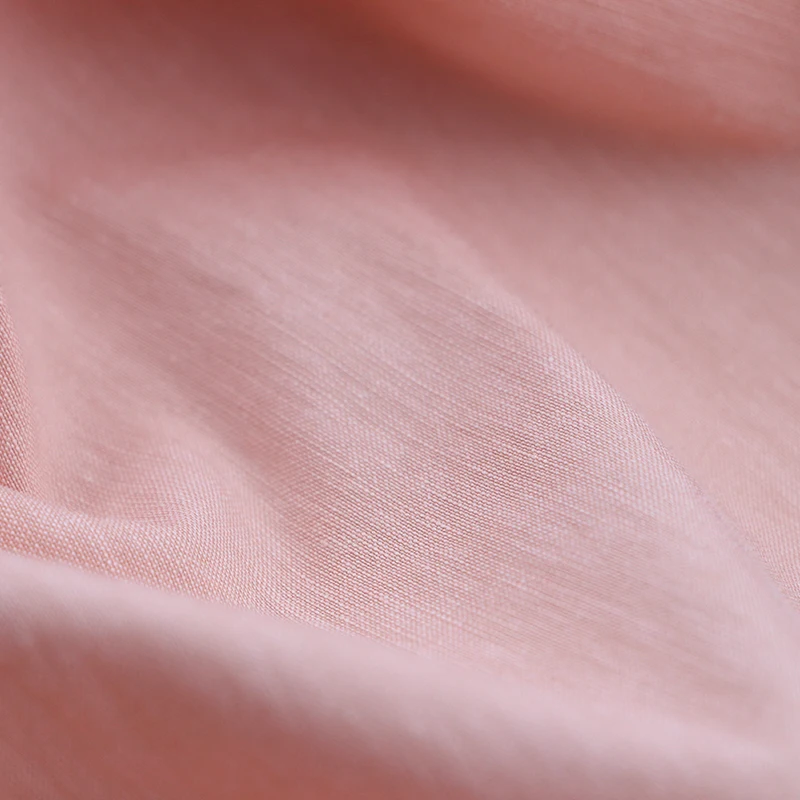 Spring Autumn Double Rayon Nylon Dress Tessuti Arredamento Fabric Blend Linen Jersey Rib Woven Fabric For Clothing