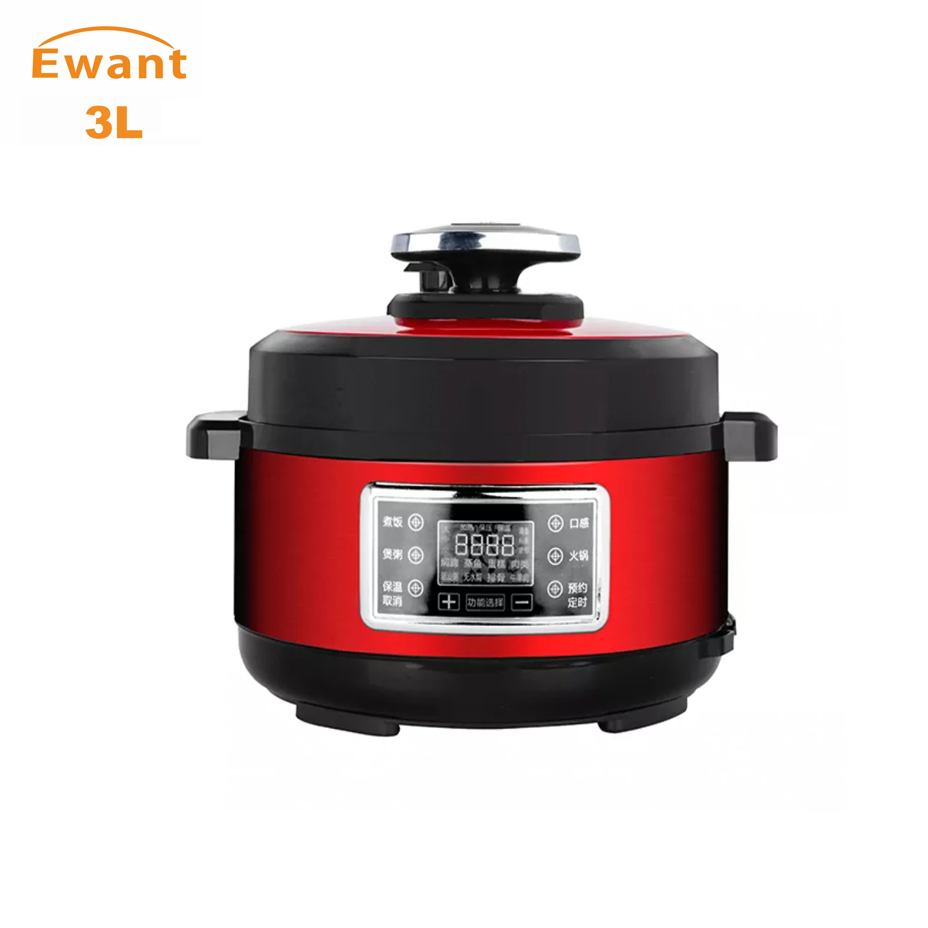 Бытовая техника многофункциональная электрическая сковорода из нержавеющей стали со стеклянной крышкой 3 л плита пароварка горячий горшок