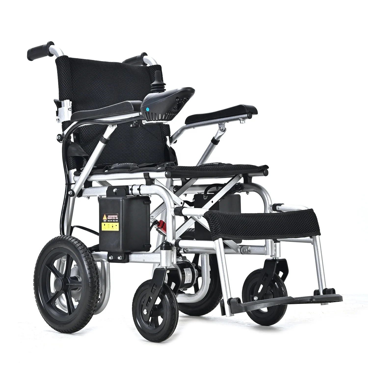 Factory price lightweight portable wheelchair 12V 12Ah Lead-acid battery motorized wheel chairs