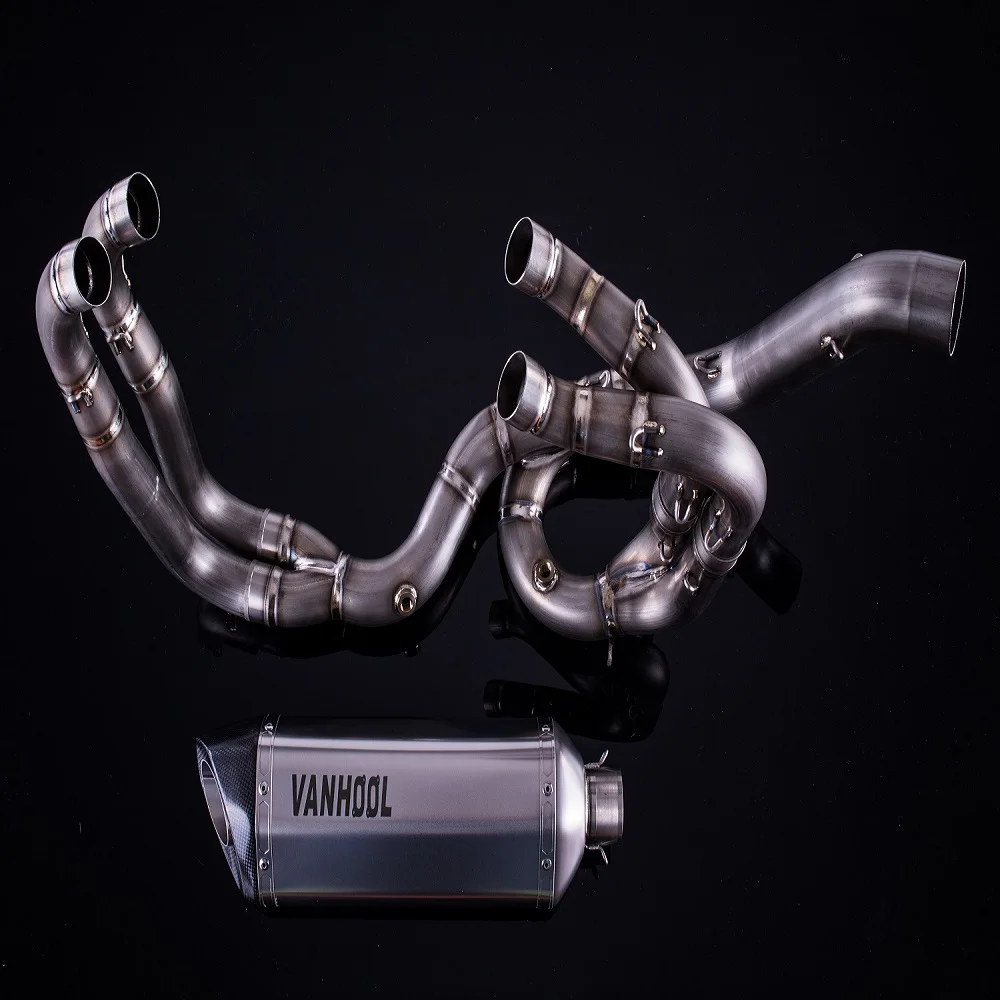 Титановый выхлопной глушитель для мотоцикла, запчасти для системы труб Aprilia RSV4