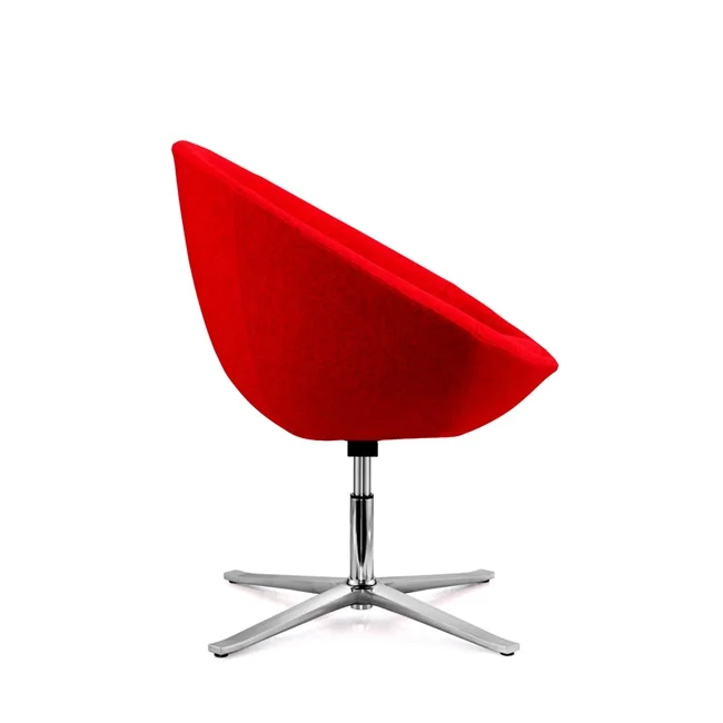 
Modern Polished Legs Soft Commercial Leisure Rotate Chair in Waiting Area 