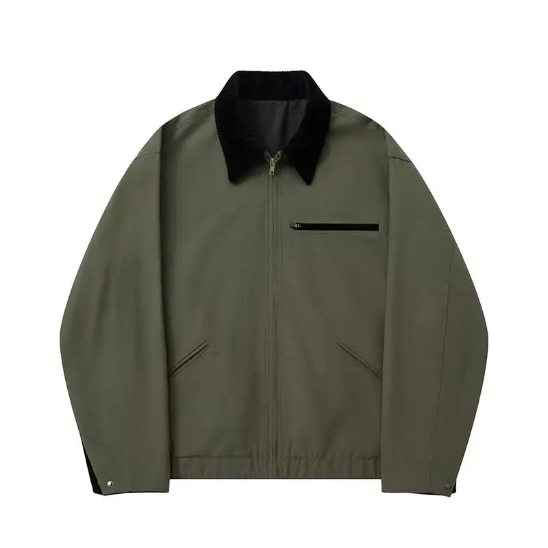 Custom high quality vintage tie dyed cotton canvas men jackets brands zipper up crop tank tops for men OEM service