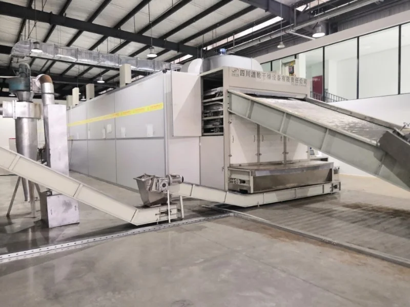 Khoai lang tim tray drying oven with heat pump for commercial Vietnam sweet potato powder processing