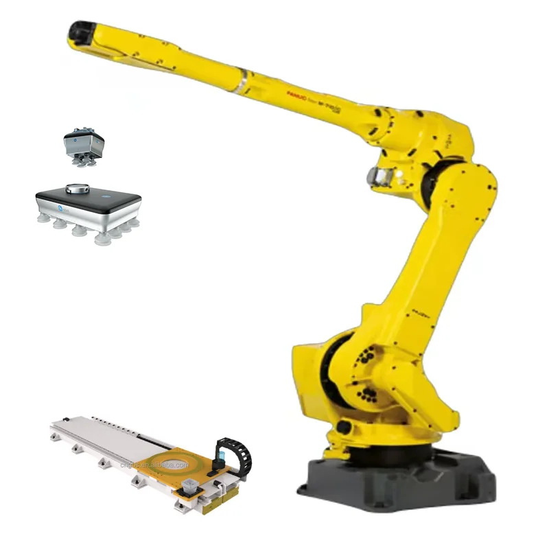 Automatic fanuc welding robot robotic arm R2000iC/210F 6 axis with fronius welder and Chinese CNGBS positioner