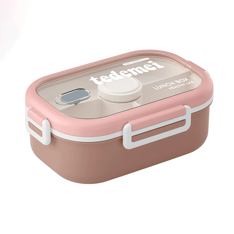 2023 Hotselling High Capacity Food Container PP Bento Lunch Box Rectangle Shantou School Plasticine Box Food Packing Plastic