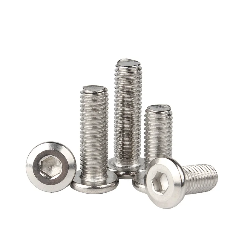 Stainless steel hex socket head screw and nut/ furniture bolt and nut