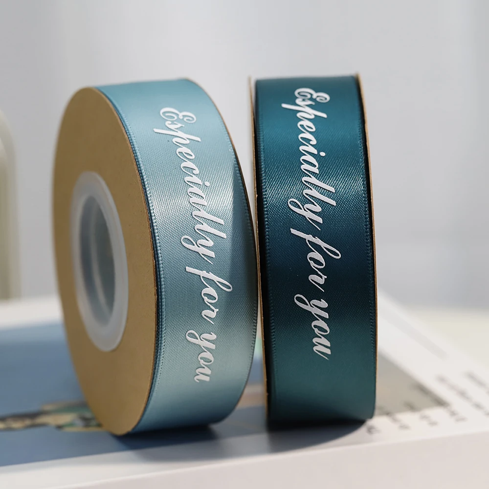 Оптовая продажа, Двухсторонняя Атласная Лента из полиэстера, 1 дюйм