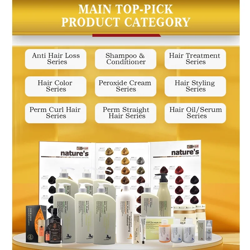 BIO PLANT Wholesale Private Label Heat Protectant Spray For Hair Heat Protection Silkening Mist Serum Leave In Conditioner