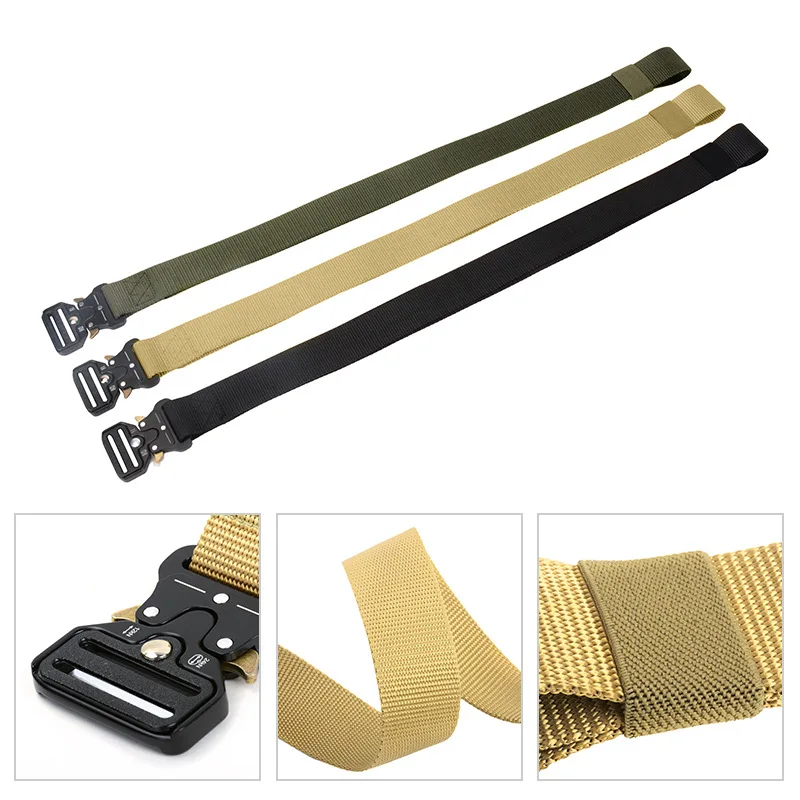 Lupu Cheap High Quality Custom Logo Security Outdoors Nylon Duty Tactical Belt For Men