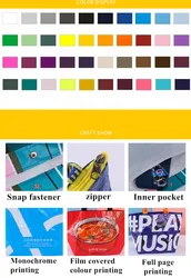 transparent woven pp bag tote rpet bag pp woven bag with custom logo